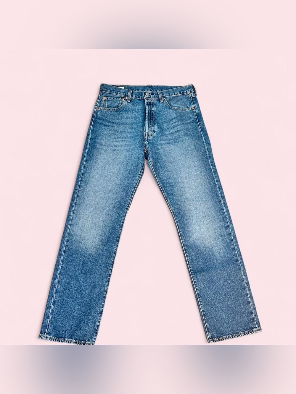 2022 Levi's 501 premium big E blue jeans - Picture 1 of 3